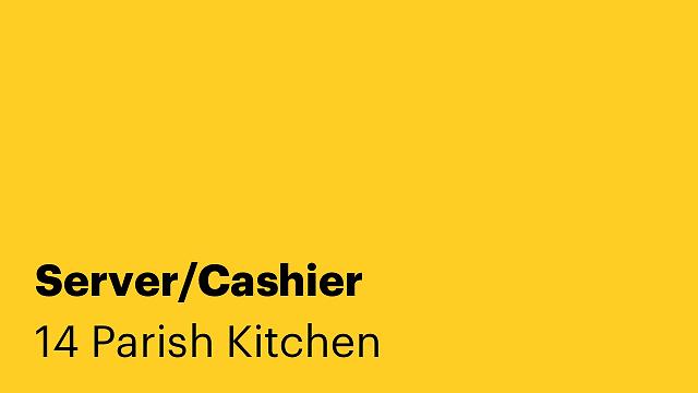 Server/Cashier