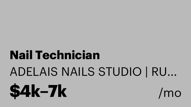 Nail Technician