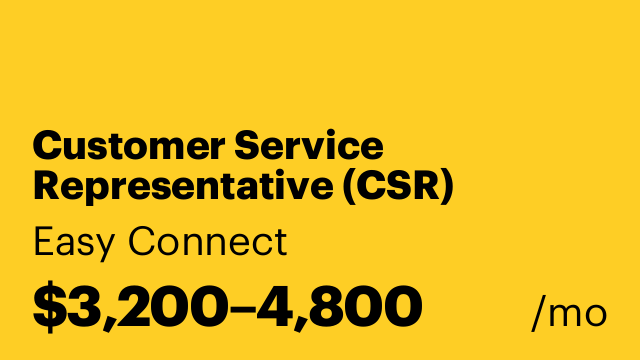 Customer Service Representative (CSR)