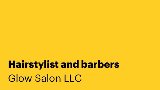 Hairstylist and barbers