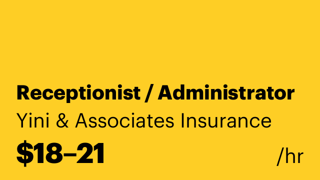 Receptionist / Administrator