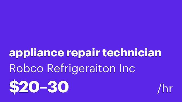 appliance repair technician