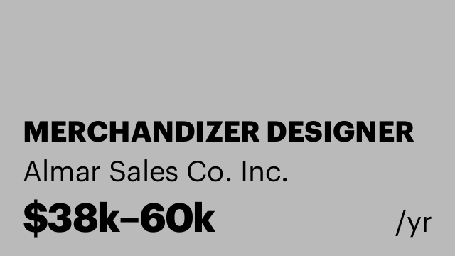 MERCHANDIZER DESIGNER