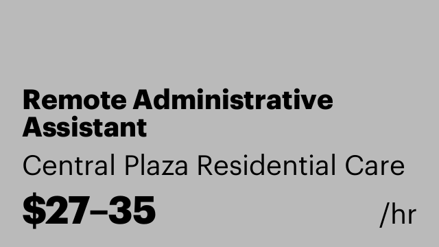 Remote Administrative Assistant