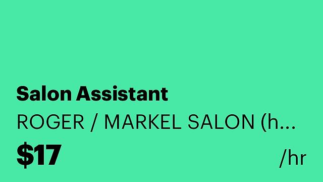 Salon Assistant
