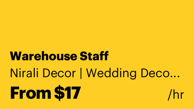 Warehouse Staff