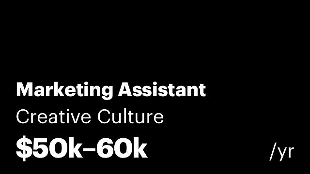 Marketing Assistant