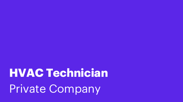 HVAC Technician