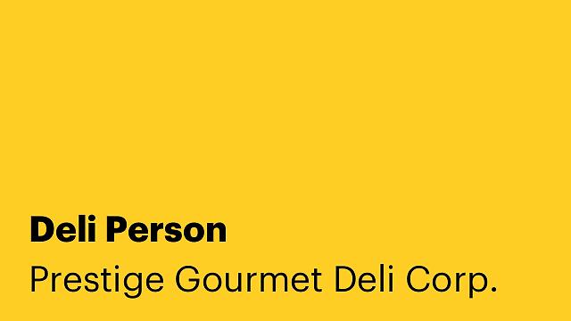 Deli Person