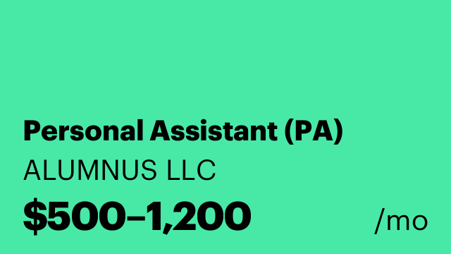 Personal Assistant (PA)