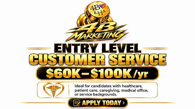 Entry-Level Marketing & Customer Service Representative