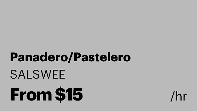 Panadero/Pastelero