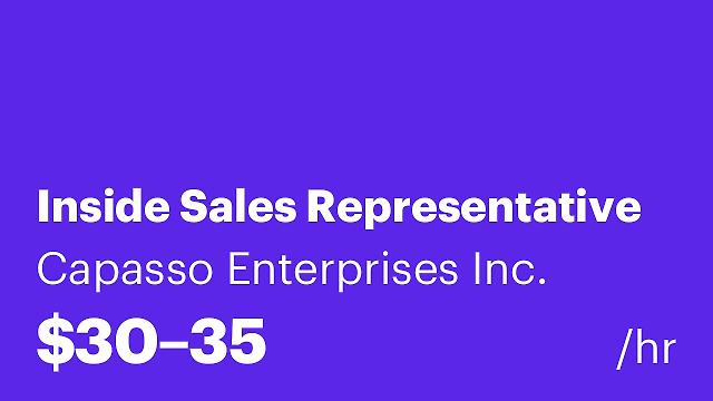 Inside Sales Representative