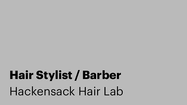 Hair Stylist / Barber