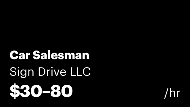 Car Salesman