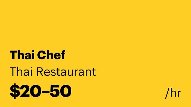 Thai Chef