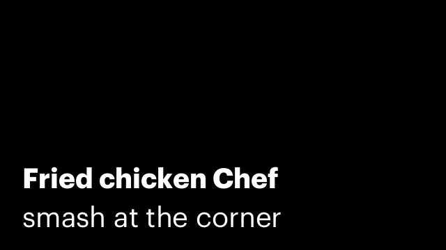 Fried chicken Chef