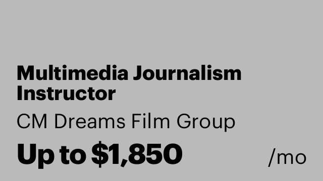 Multimedia Journalism Instructor