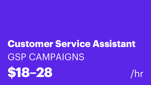 Customer Service Assistant