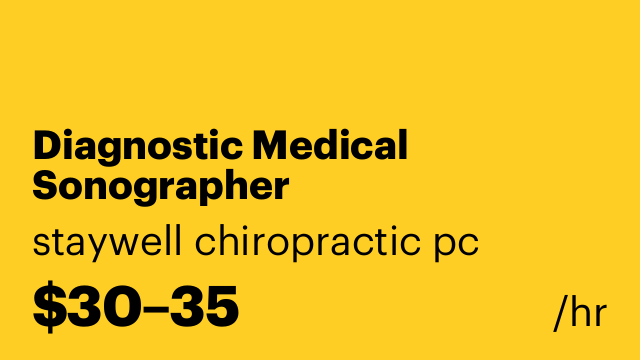 Diagnostic Medical Sonographer