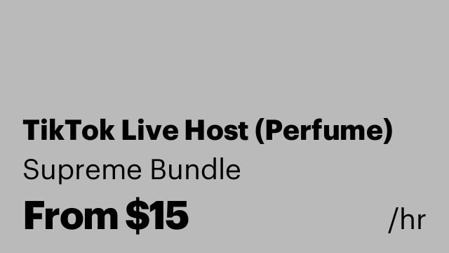 TikTok Live Host (Perfume)