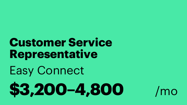 Customer Service Representative