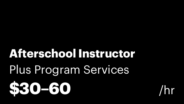 Afterschool Instructor
