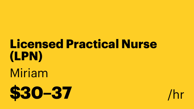 Licensed Practical Nurse (LPN)