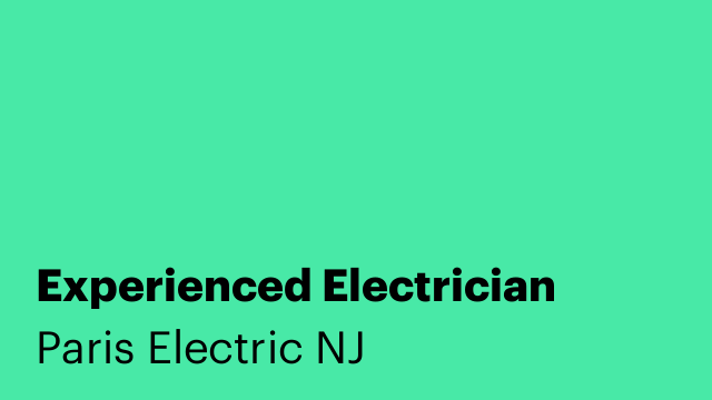Experienced Electrician