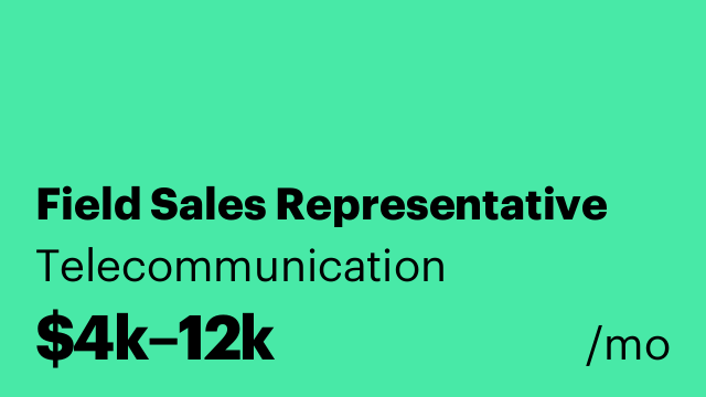 Field Sales Representative