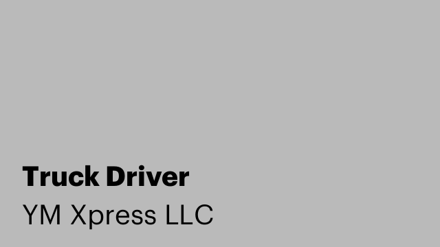Truck Driver
