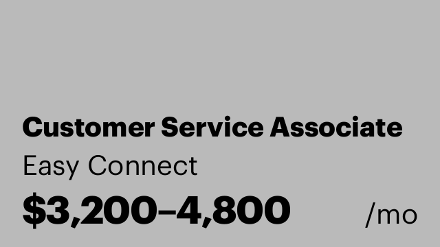 Customer Service Associate