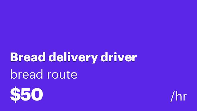 Bread delivery driver