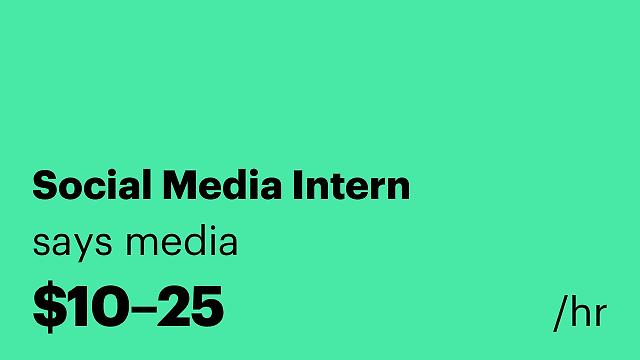 Social Media Intern