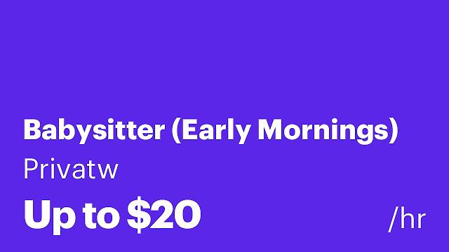 Babysitter (Early Mornings)