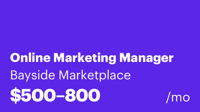 Online Marketing Manager