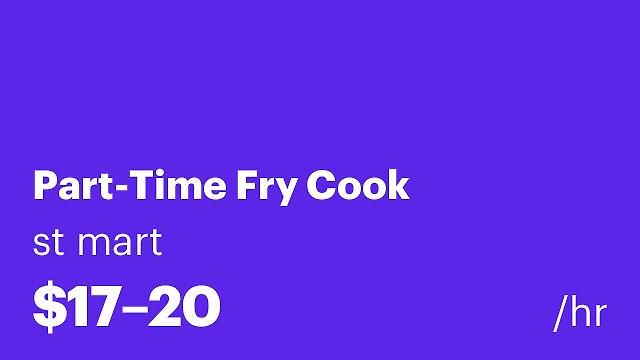 Part-Time Fry Cook