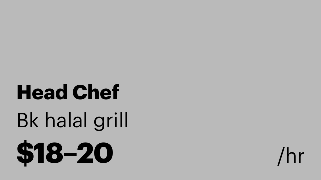 Head Chef