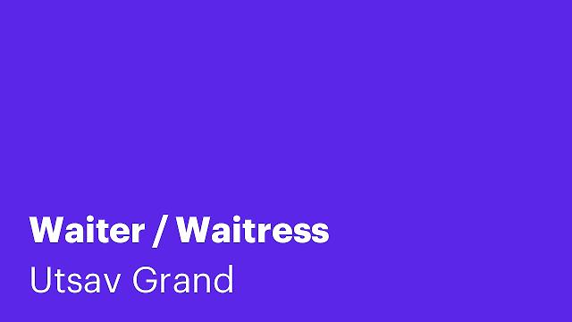 Waiter / Waitress