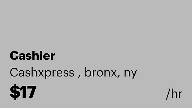 Cashier