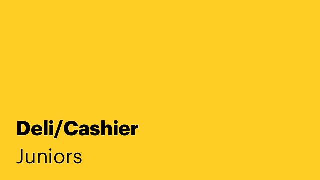 Deli/Cashier