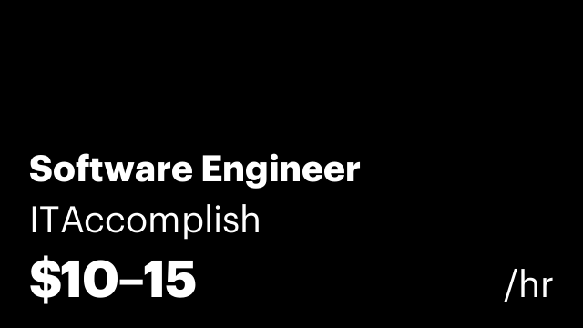 Software Engineer