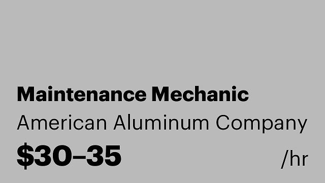 Maintenance Mechanic