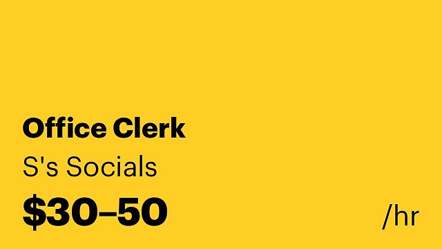 Office Clerk