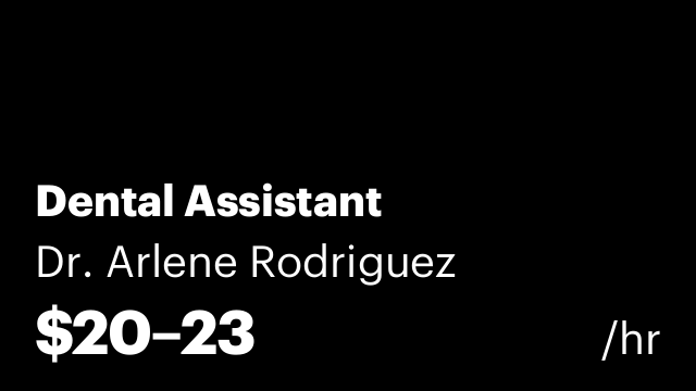 Dental Assistant